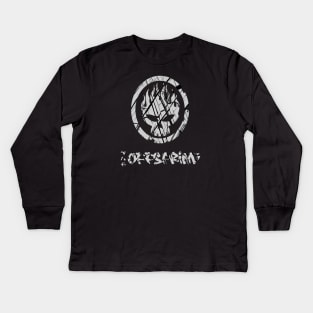 the offspring scratch vintage Kids Long Sleeve T-Shirt